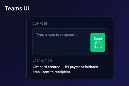 Unified back office dashboard mock: revenue book, per-location revenue, tickets and touchpoints